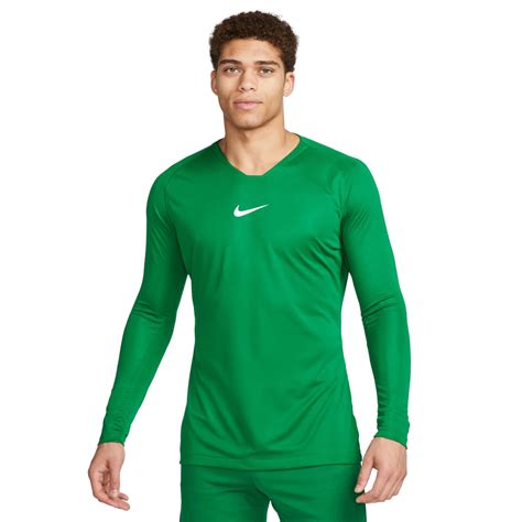 nike dri-fit park ondershirt lange mouwen groen